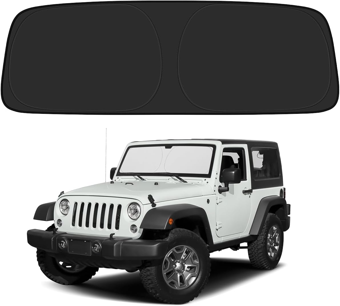 Outdoor Camping Jeep - واقي شمس للزجاج الأمامي لسيارات جيب