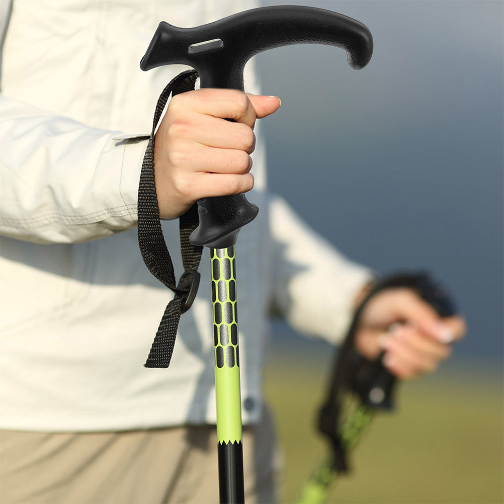 Trekking Poles - قطعتان من مقابض T متعددة الاستخدامات