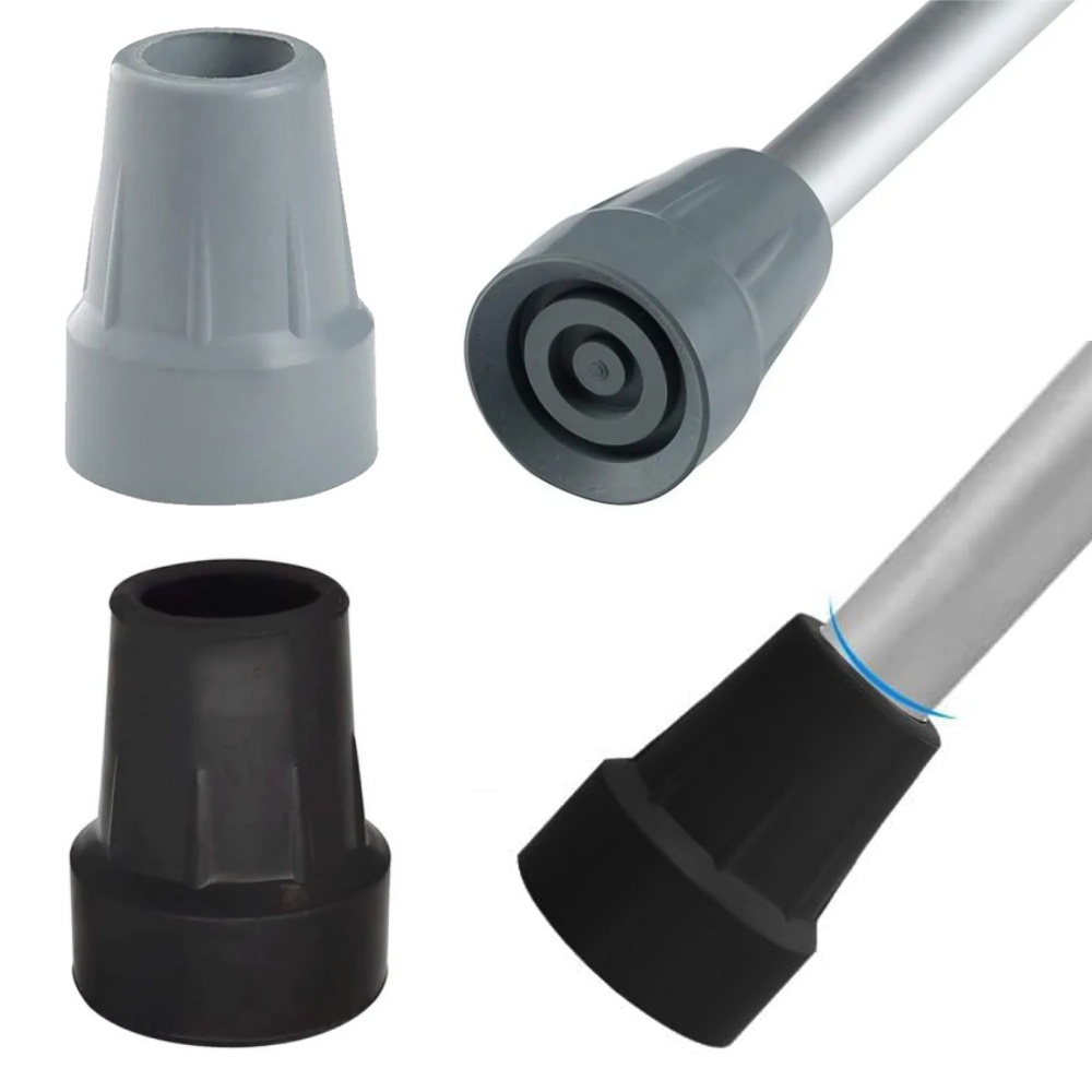 Trekking Poles - 1 قطعة أسود/رمادي 19 مللي متر/22