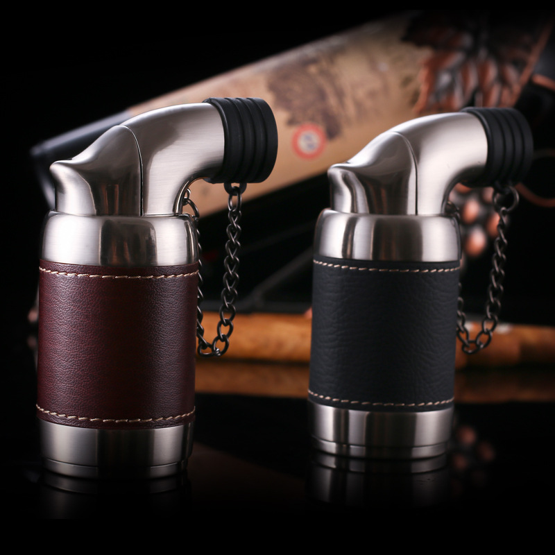 Outdoor Windproof Lighter - ولاعة سجائر أصلية رباعية اللهب من