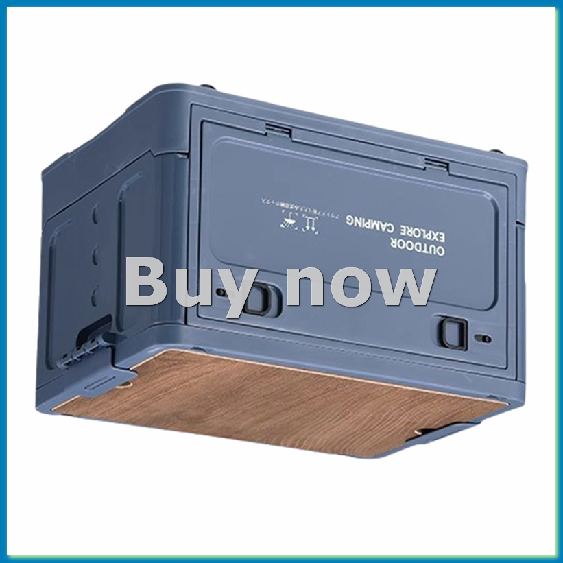 Outdoor Camping Table With Storage - صندوق تخزين طاولة سياحية قابل للطي