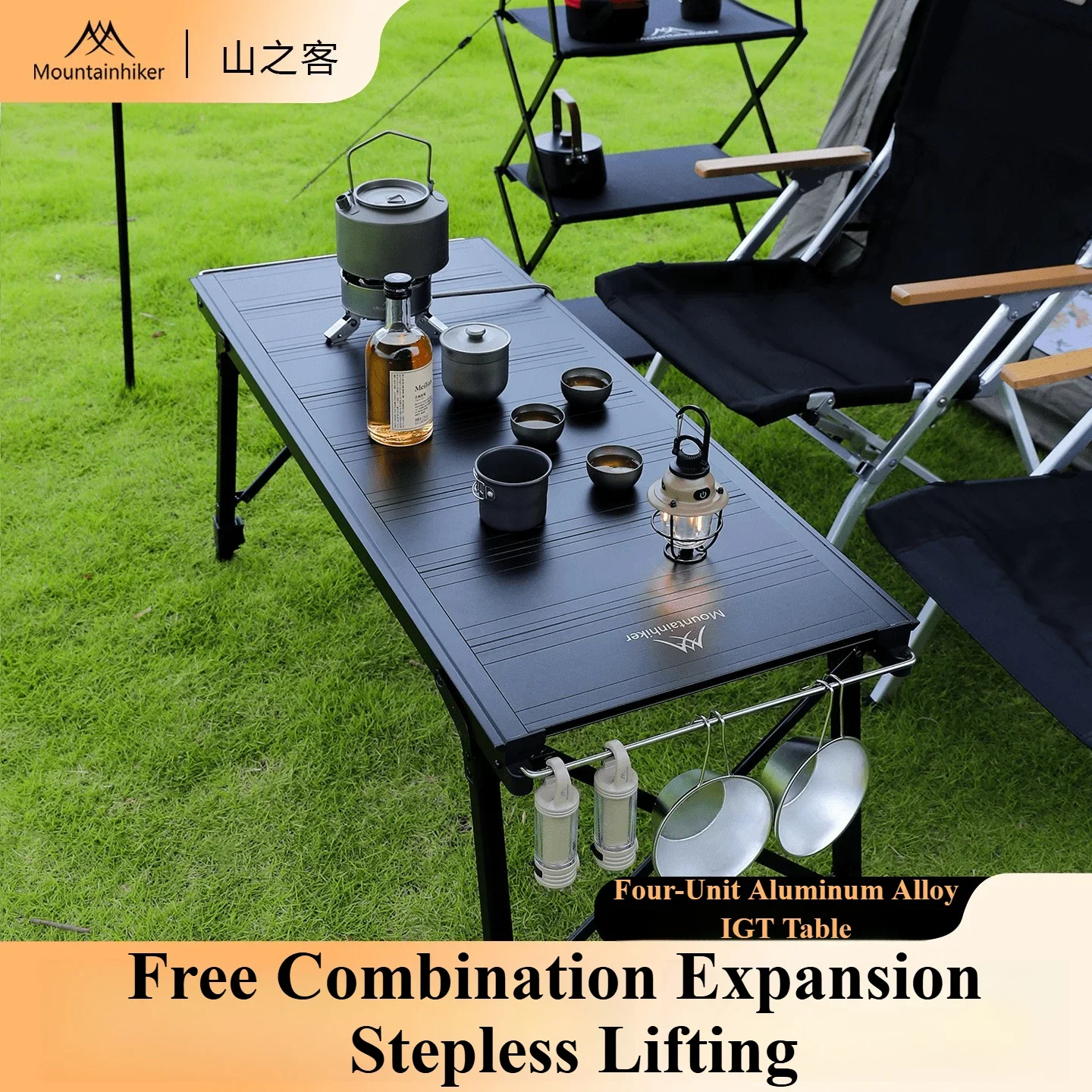 Outdoor Gas Stove - طاولة شواء محمولة للتخييم من ماونتنهايكر