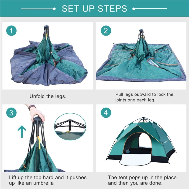 خيمة تخييم خارجية مقاومة للماء - مراجعة Outdoor Camping Tent وسعره