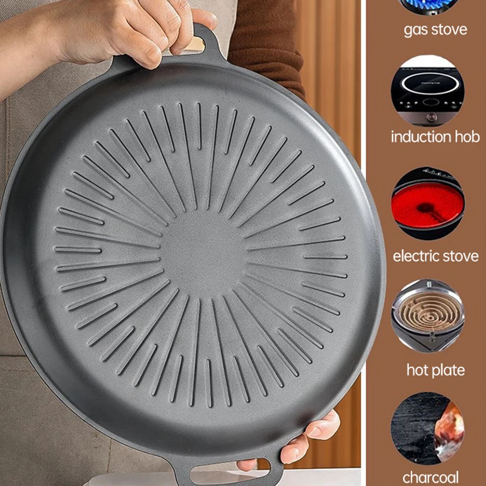 مقلاة شواء خارجية 34 سم غير لا - مراجعة Outdoor Camping Kitchen وسعره
