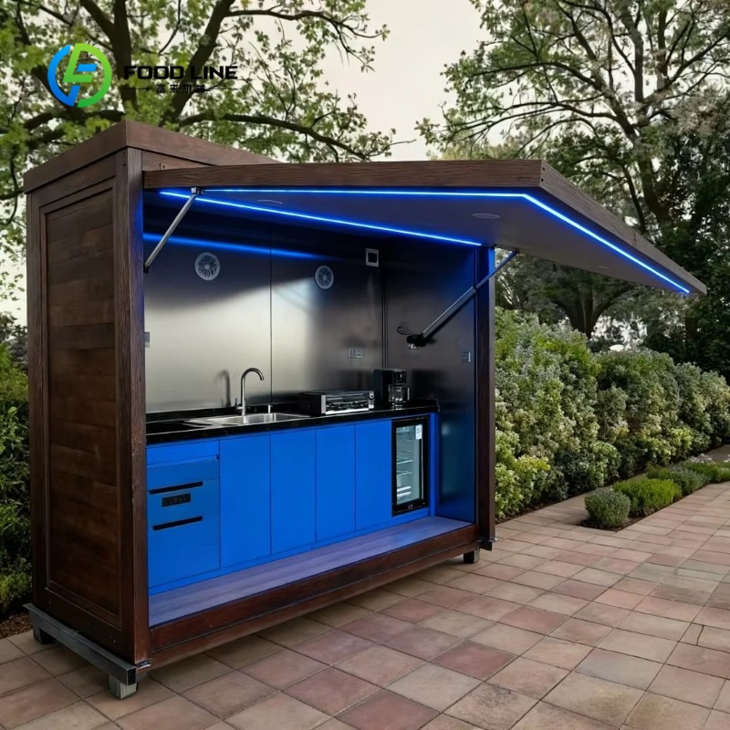 مطبخ متنقل قابل للطي مخصص للاس - مراجعة Outdoor Camping Kitchen وسعره