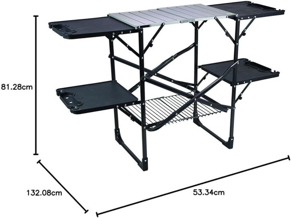 طاولة مطبخ محمولة قابلة للطي م - مراجعة Outdoor Camping Kitchen وسعره