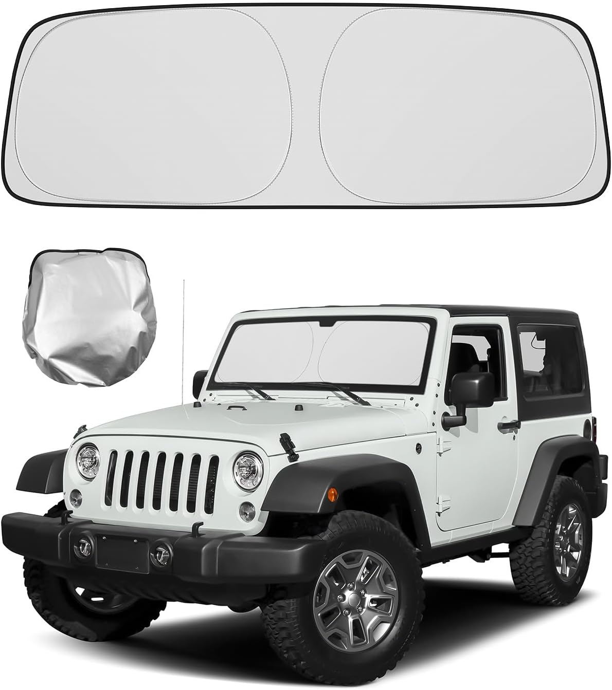واقي شمس للزجاج الأمامي لسيارا - مراجعة Outdoor Camping Jeep وسعره