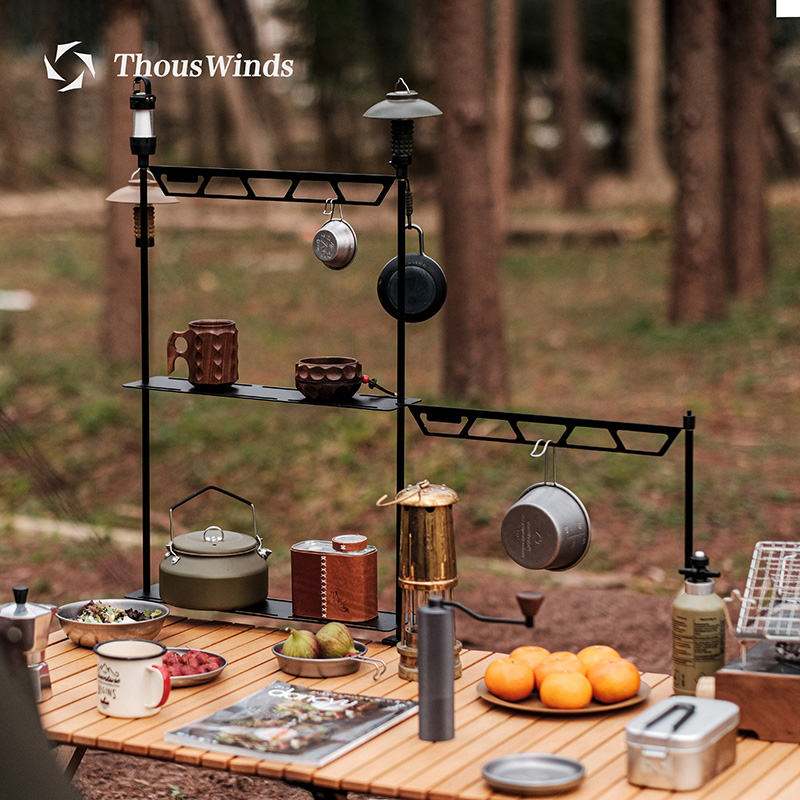 ThousWinds طاولة تخييم توسيع د - مراجعة Outdoor Camping Table With Storage وسعره