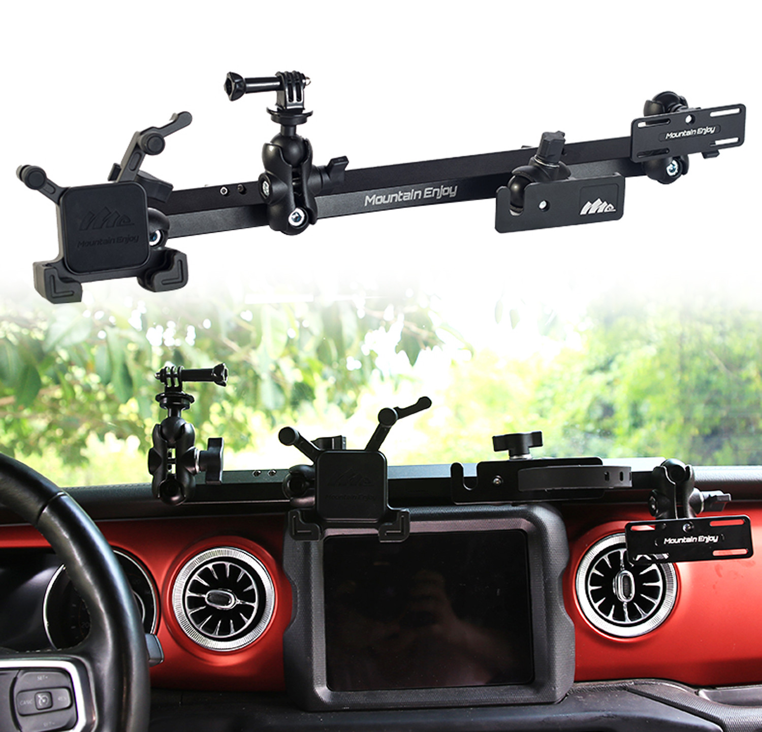 حامل هاتف محمول للكونسول وحامل - مراجعة Outdoor Camping Jeep وسعره