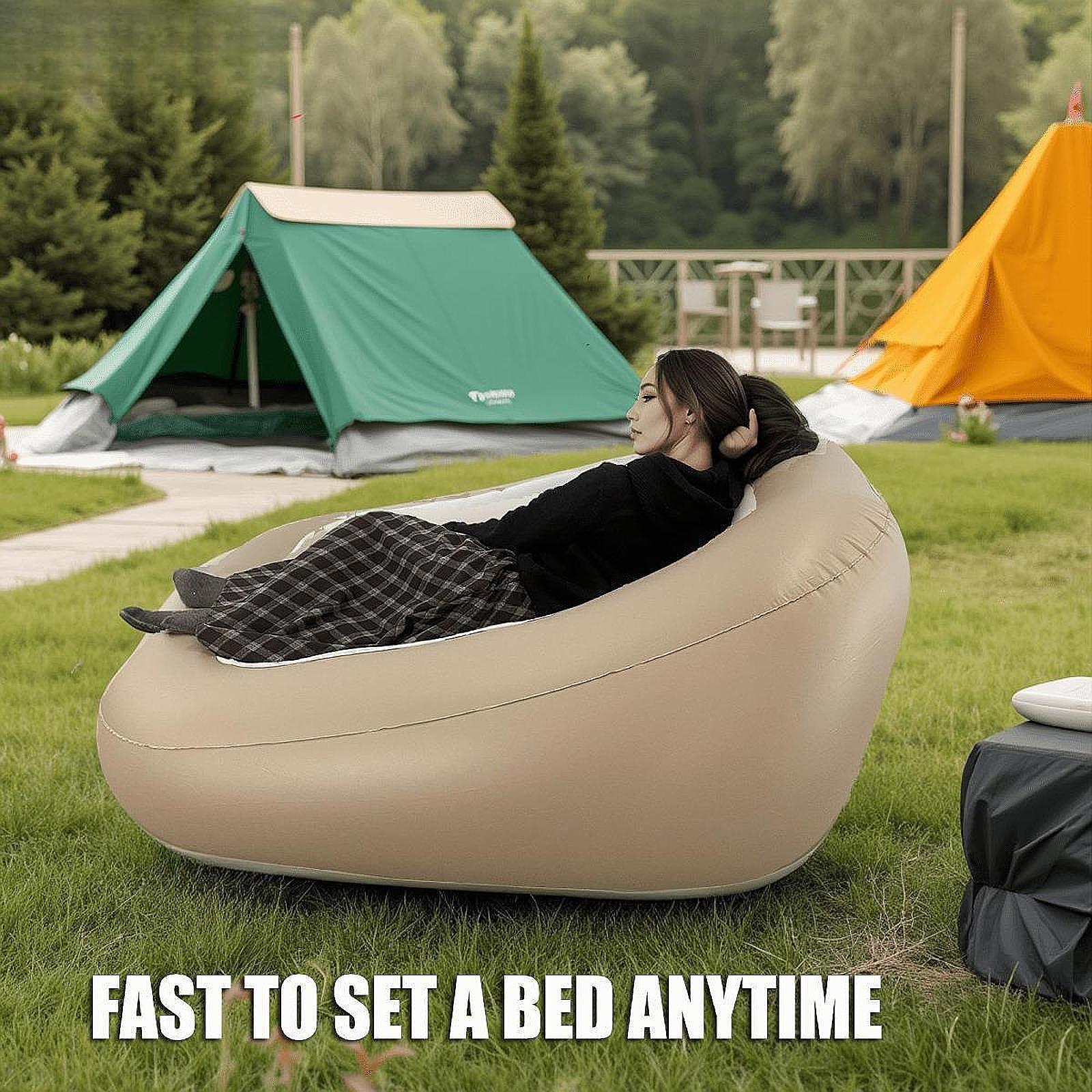 أريكة قابلة للنفخ وكرسي قابل ل - مراجعة Bed Outdoor Camping وسعره