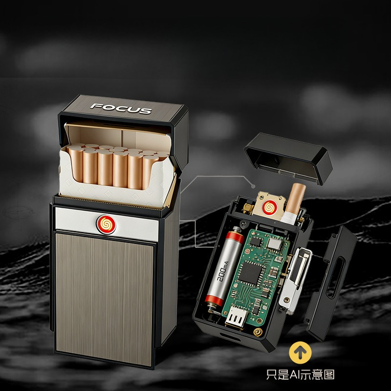 ولاعة سجائر جديدة بمنفذ USB، م - مراجعة Outdoor Windproof Lighter وسعره