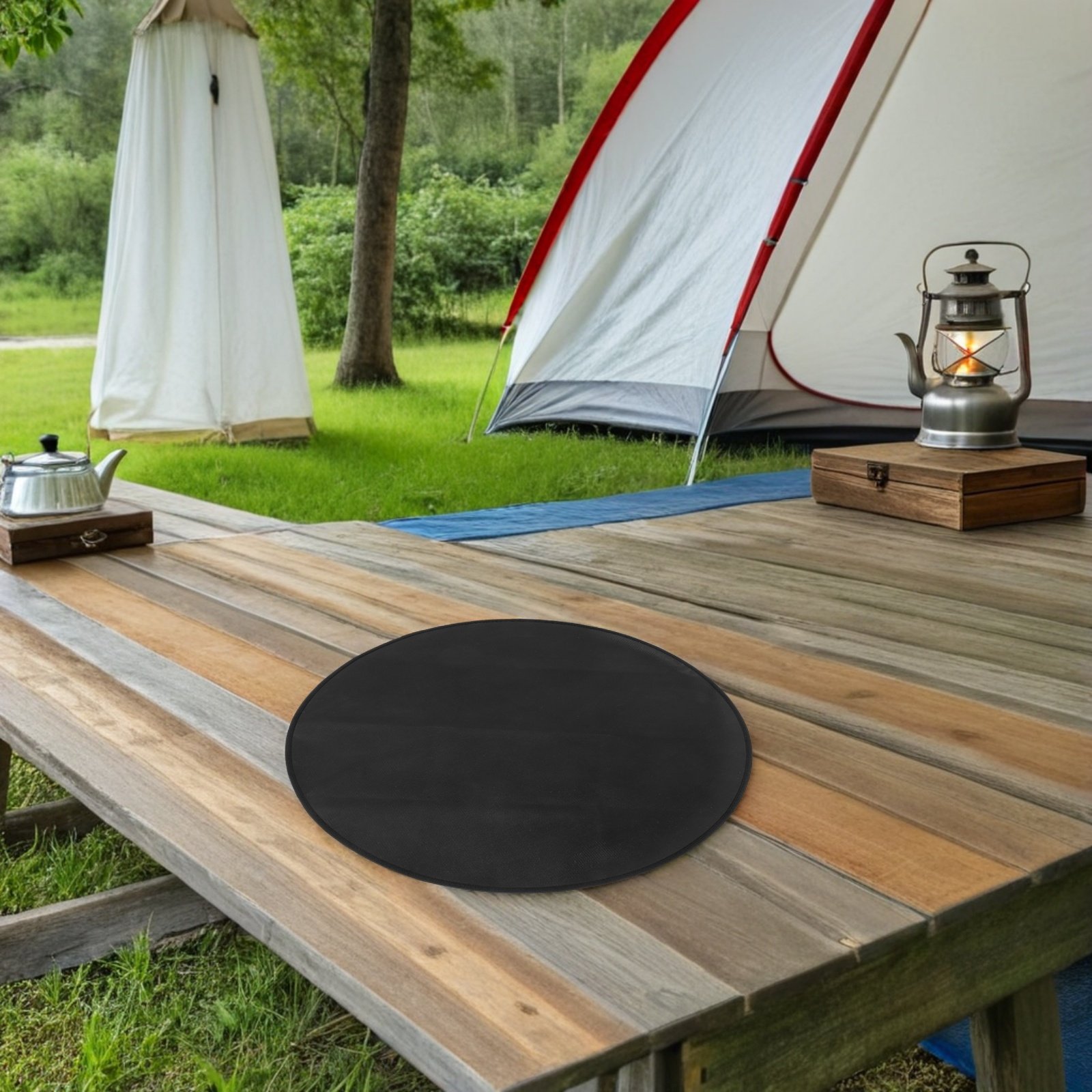 حصيرة شواء دائرية مقاومة للحري - مراجعة Outdoor Gas Stove وسعره