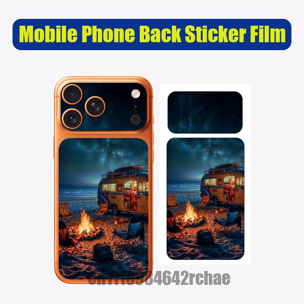 ملصق خلفي للهاتف بتصميم نار ال - مراجعة Outdoor Camping Wallpaper وسعره