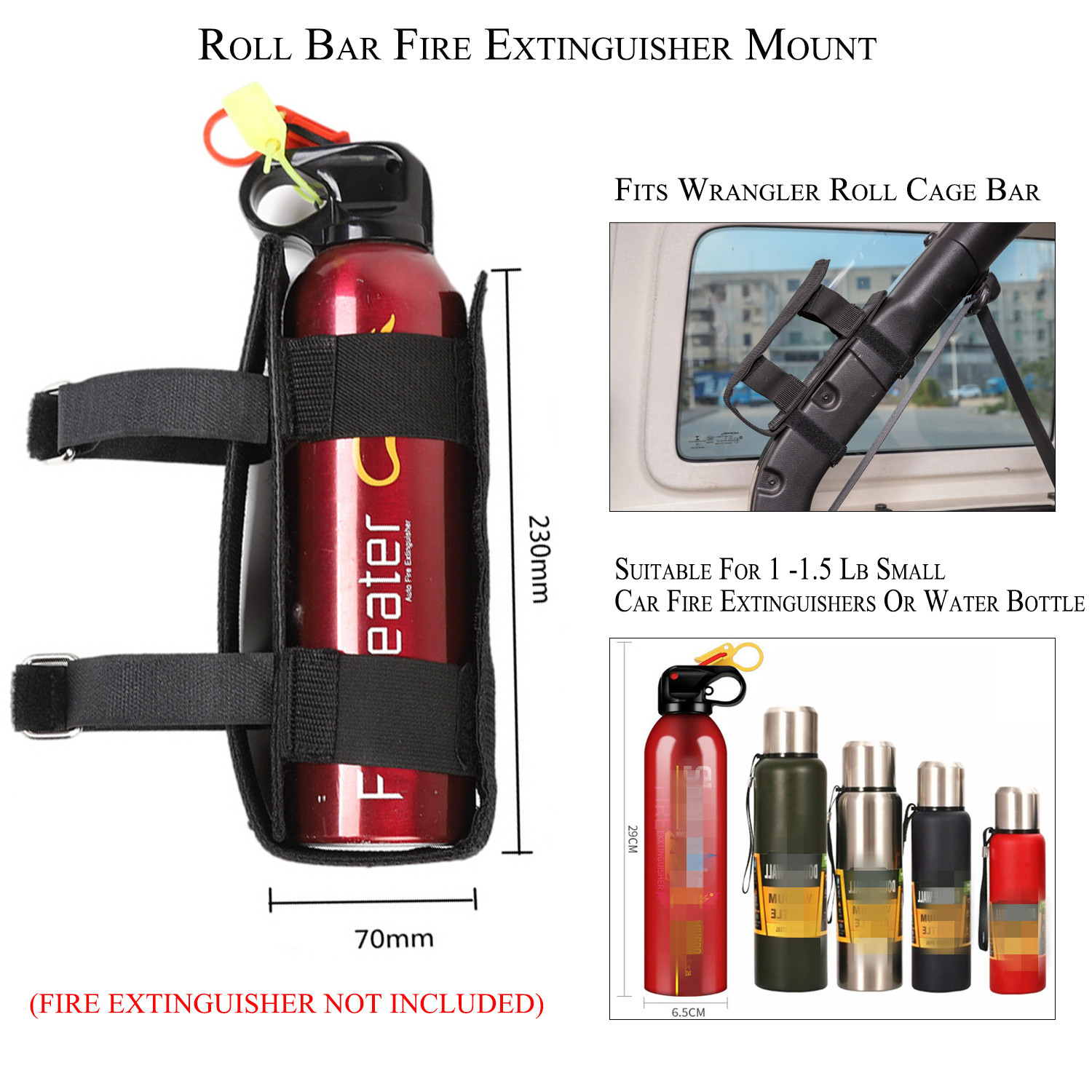 حامل حزام تثبيت وتنظيم للسيارة - مراجعة Outdoor Camping Jeep وسعره