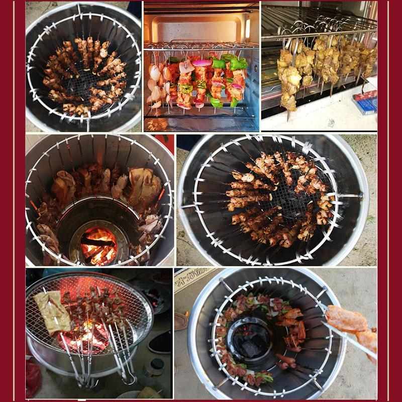 أسياخ شواء من الفولاذ المقاوم  - مراجعة Outdoor Camping Kitchen وسعره