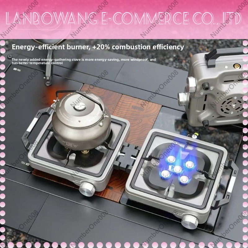 موقد تخييم خارجي ثنائي الشعلة  - مراجعة Outdoor Camping Heater For Tent وسعره