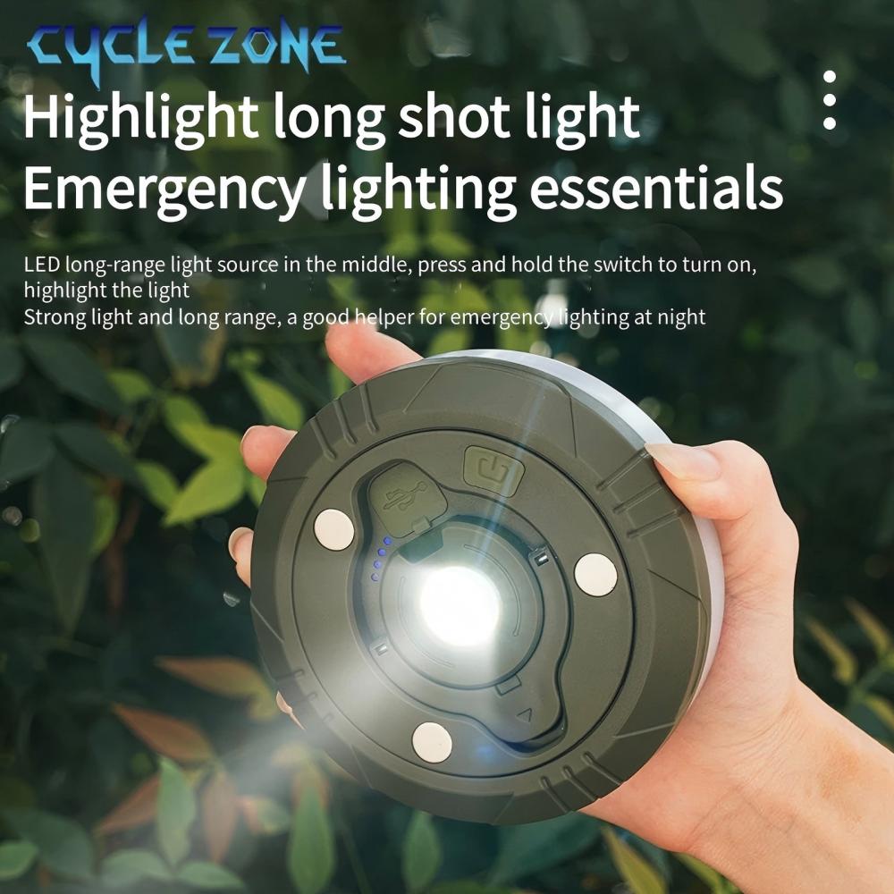 LED مصباح التخييم مع بكرة قطاع - مراجعة Outdoor Camping Zone وسعره