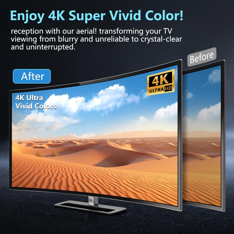 VUELVE هوائي التلفزيون الرقمي  - مراجعة Outdoor Camping Tv وسعره