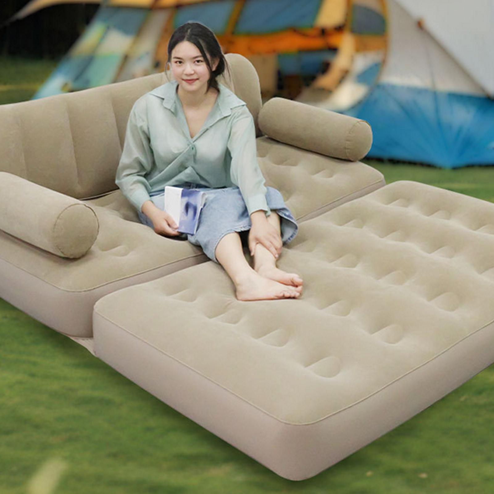 أريكة هوائية قابلة للنفخ مع مض - مراجعة Bed Outdoor Camping وسعره