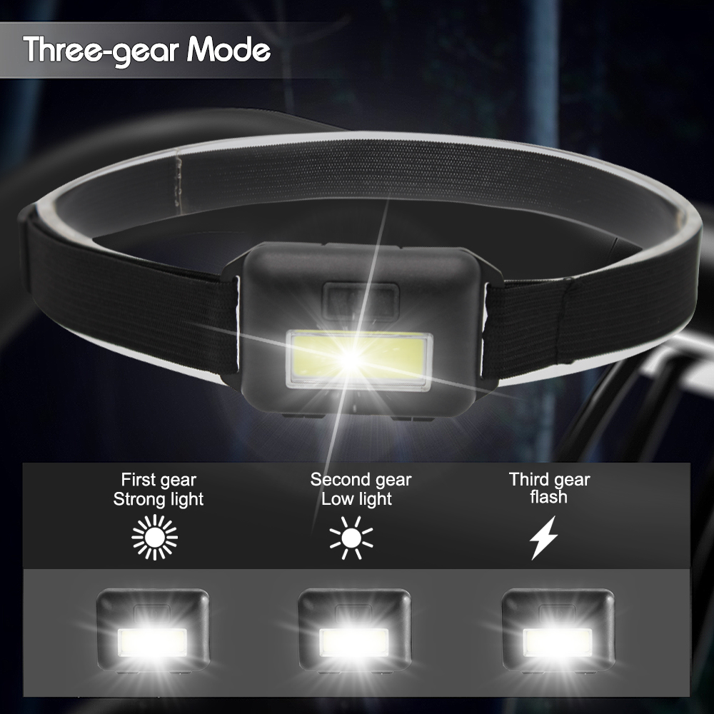 مصباح أمامي صغير COB LED كشافا - مراجعة Outdoor Camping Zone وسعره