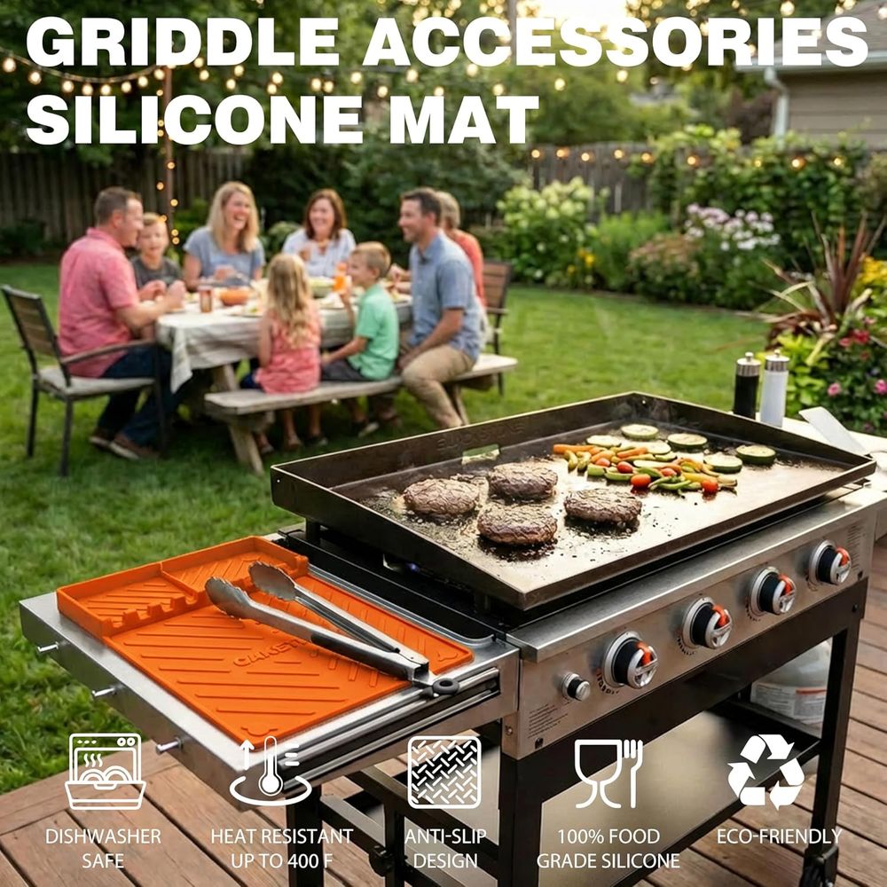 حصائر شواء سيليكون أو ملحقات ا - مراجعة Outdoor Camping Kitchen وسعره