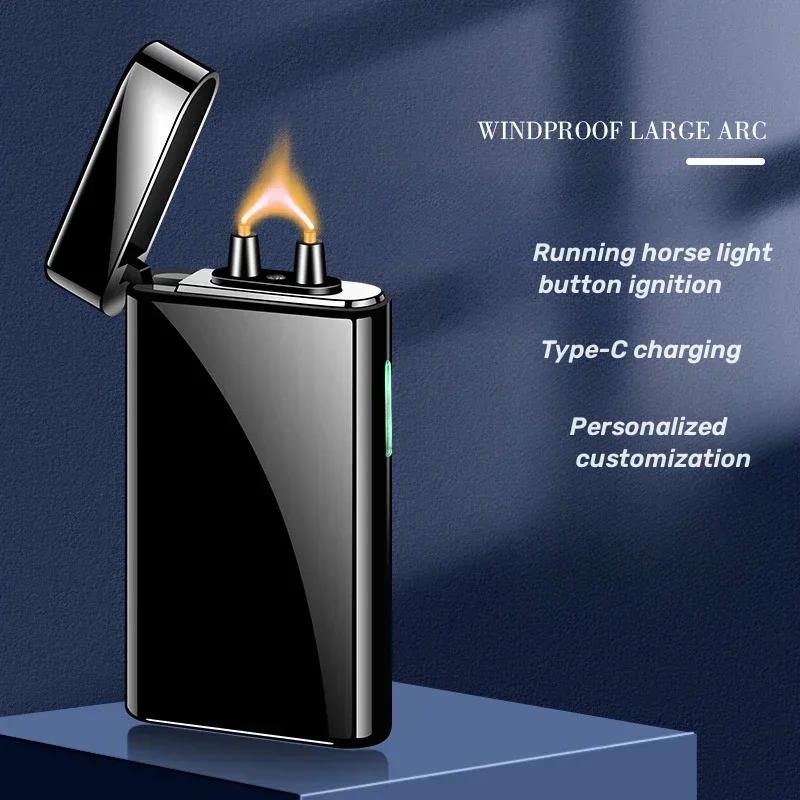 ولاعة قوس كهربائي عالية القوة  - مراجعة Outdoor Windproof Lighter وسعره