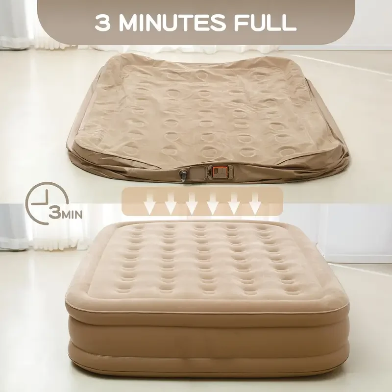 فراش هوائي داخلي فاخر للتخييم، - مراجعة Bed Outdoor Camping وسعره