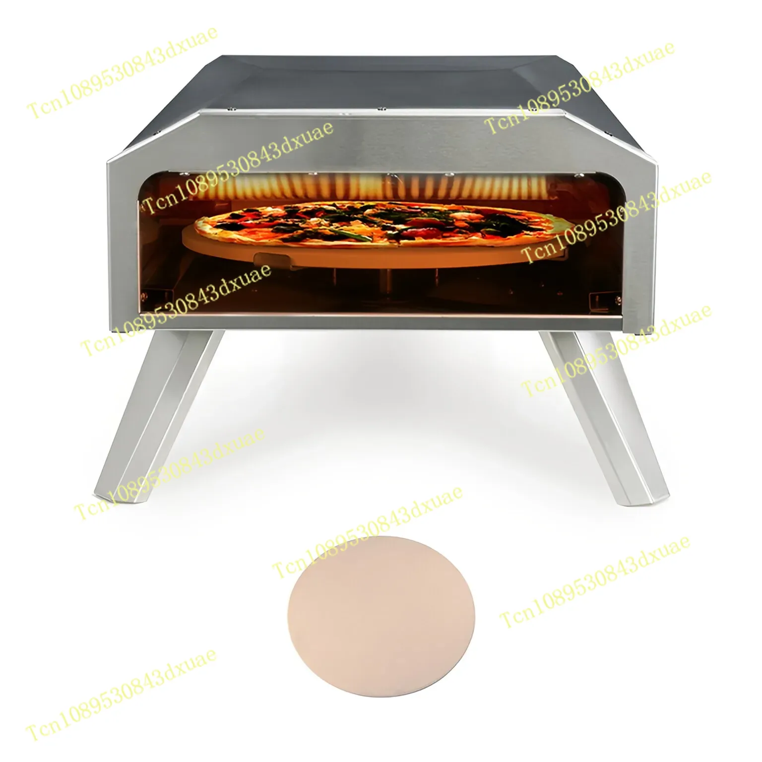 فرن بيتزا محمول قابل للطي يعمل - مراجعة Outdoor Gas Stove وسعره